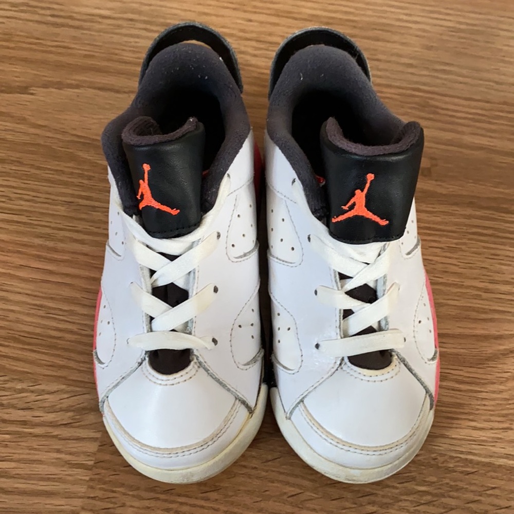 Nike Jordan 6 Retro Low BT white/infrared 23-black 768883-123 sz 9c